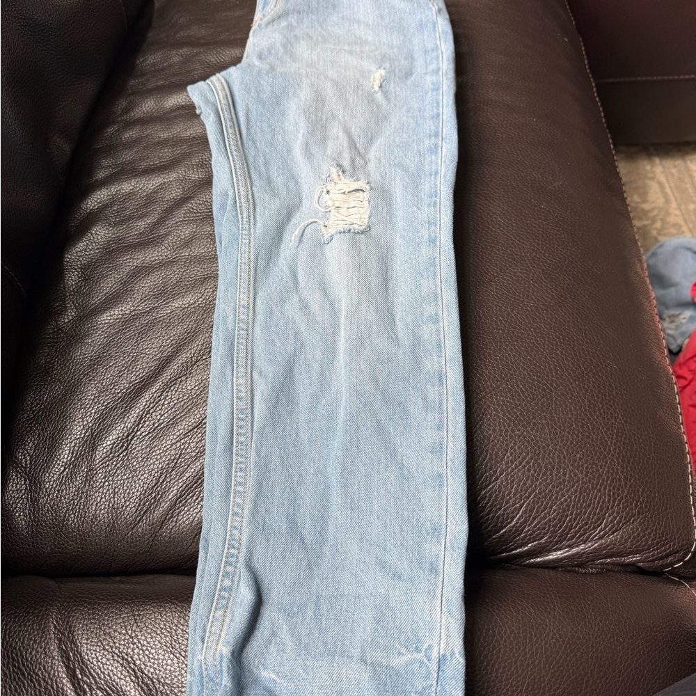 Old Navy high rise slouchy straight jeans